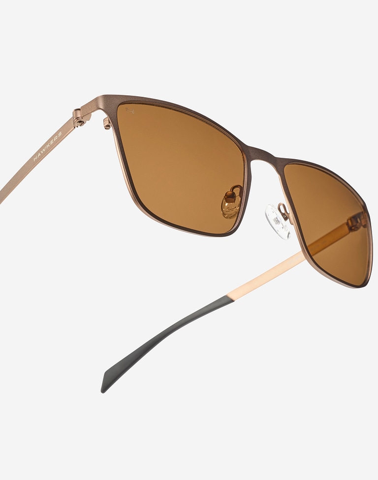 Nos Lunettes de Soleil Hawkers ONE FLEX - METALLIC BROWN COFFEE