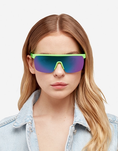 Lentes de sol Hawkers POLAR- DIAMOND NEON EMERALD