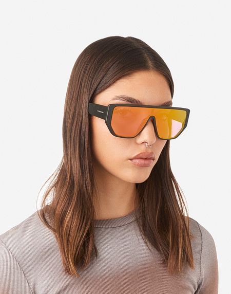 Sunglasses Hawkers METRO - DARK KHAKI FUCSIA ECO