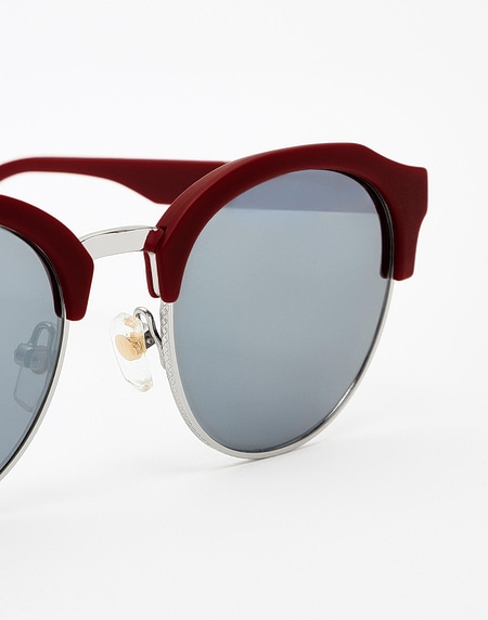 Sunglasses Hawkers BURGUNDY CHROME - CLASSIC ROUNDED