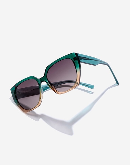 Oculos de sol HAWKERS BOUJEE - GREEN TO CHAMPAGNE ECO