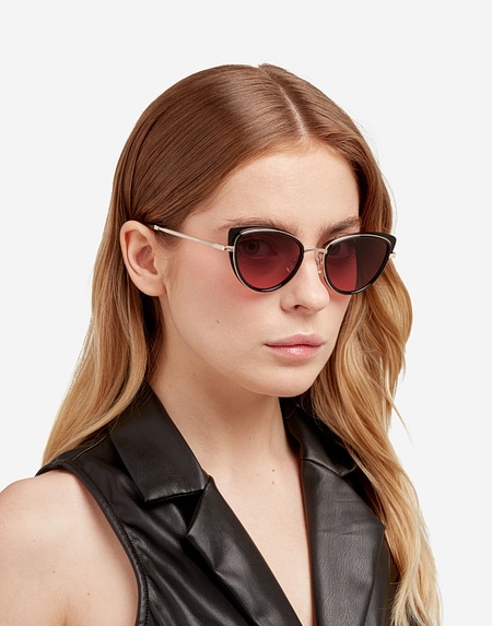Sunglasses Hawkers BLACK WINE FELINE
