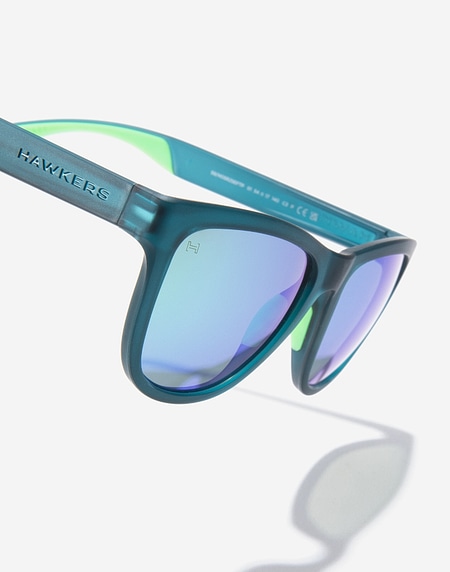 Nos Lunettes de Soleil Hawkers ONE SPORT RAW - POLARIZED TEAL PEACOCK