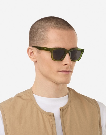 Sunglasses Hawkers ONE UPTOWN - GREEN DARK