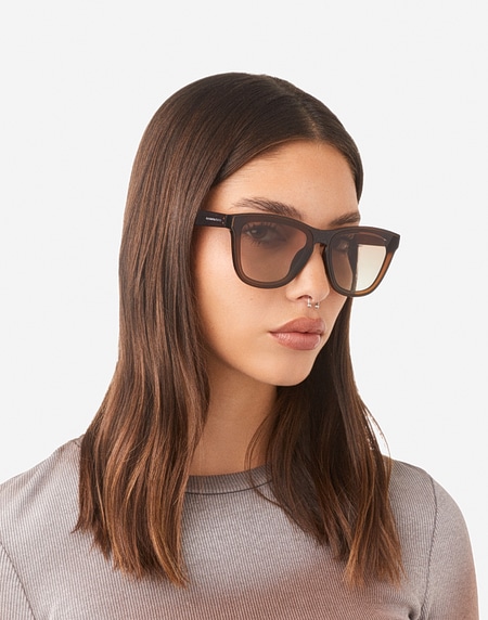 Sunglasses Hawkers DOWNTOWN MAX - BROWN PEANUT BUTTER