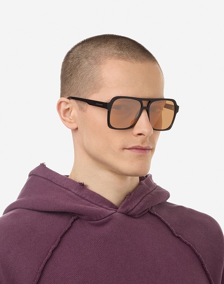 Sunglasses Hawkers ALEMBERT XL - BLACK MUSTARD