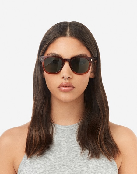Sunglasses Hawkers STACK - PAPRIKA TURQUOISE ECO
