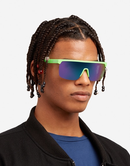Lentes de sol Hawkers POLAR- DIAMOND NEON EMERALD