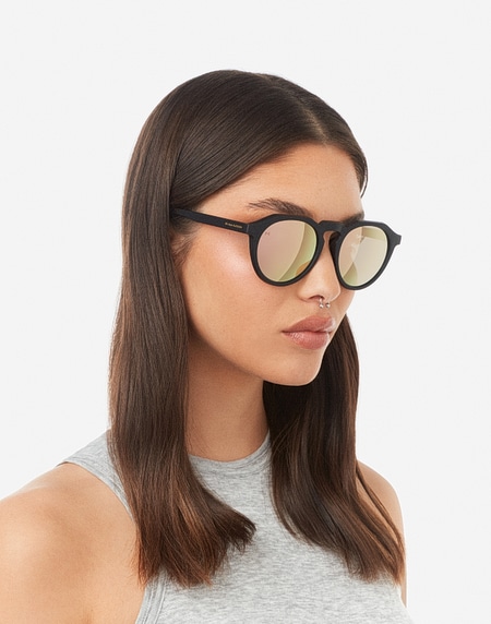 Nos Lunettes de Soleil Hawkers WARWICK RAW - BLACK ROSE GOLD