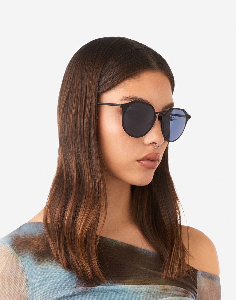 Sunglasses Hawkers WARWICK METAL - BLACK DARK BLUE