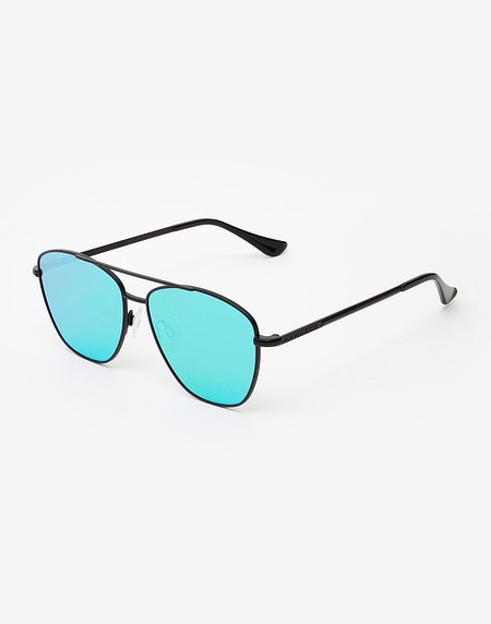 Nos Lunettes de Soleil Hawkers BLACK - CLEAR BLUE FLAT LAX