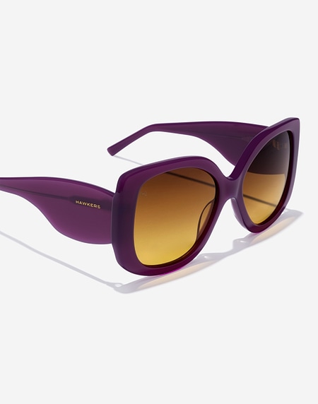 Nos Lunettes de Soleil Hawkers FERVOR - GRAPE PURPLE TOBACCO