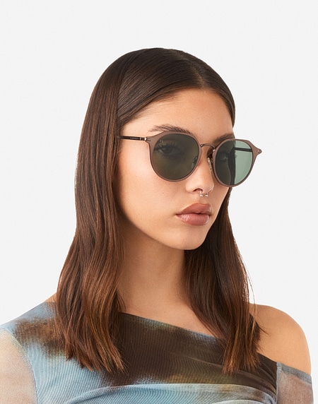 Nos Lunettes de Soleil Hawkers WARWICK METAL - GUN METAL ALLIGATOR