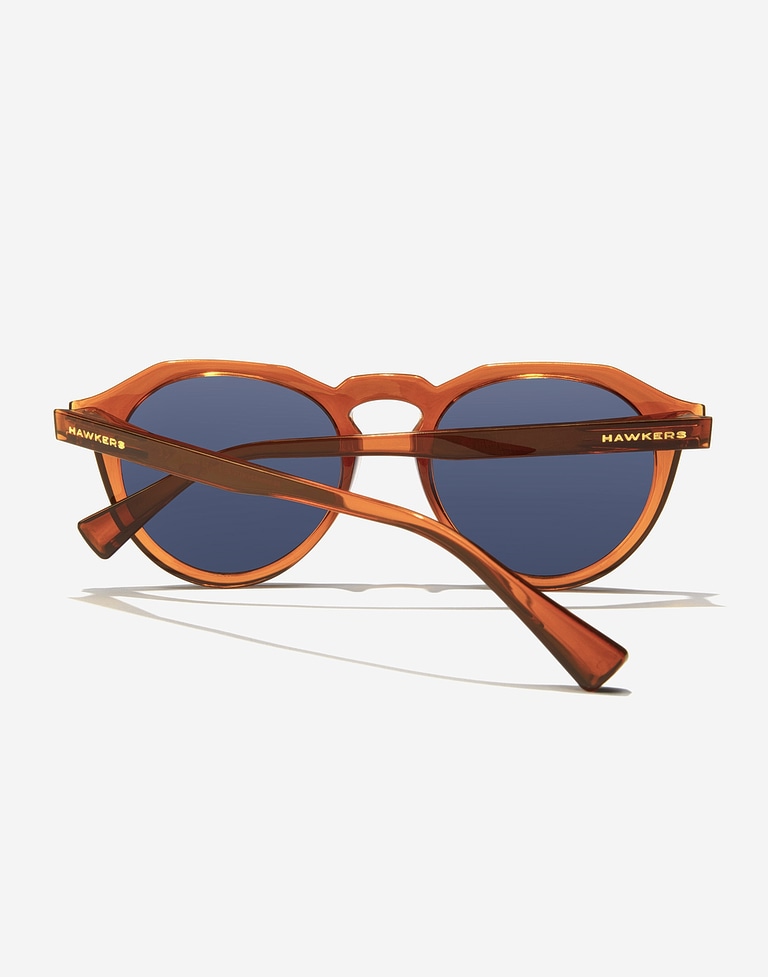 Nos Lunettes de Soleil Hawkers WARWICK RAW - CARAMEL DARK BLUE