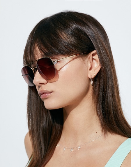 Sunglasses Hawkers LENOX - GOLD TERRACOTA