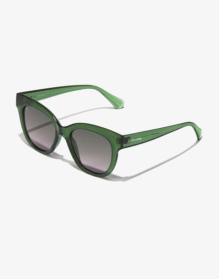 Sunglasses Hawkers AUDREY RAW - DARK GREEN AURORA