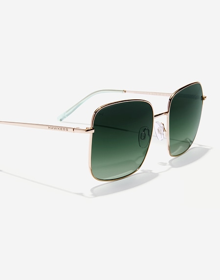 Sunglasses Hawkers ROYAL FLUSH - GOLD GREEN FOREST