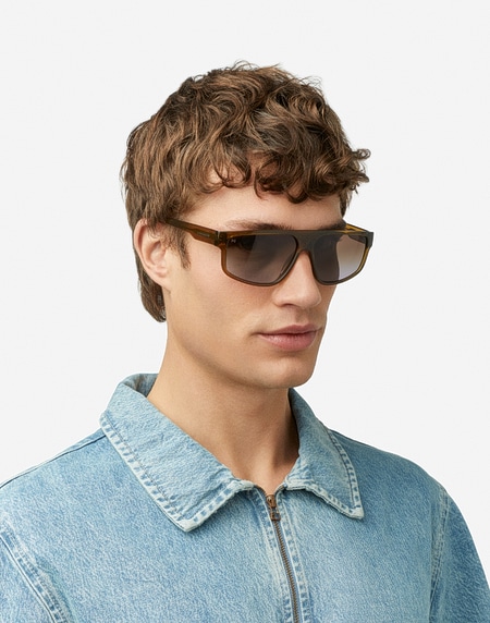 Sunglasses Hawkers ASTRO - OLIVE BROWN TO LILAC ECO