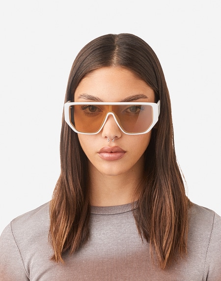 Sunglasses Hawkers METRO - WHITE MUSTARD ECO