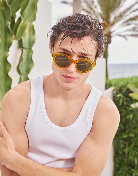 Sunglasses HAWKERS BORN - POLARIZED YELLOW ALLIGATOR