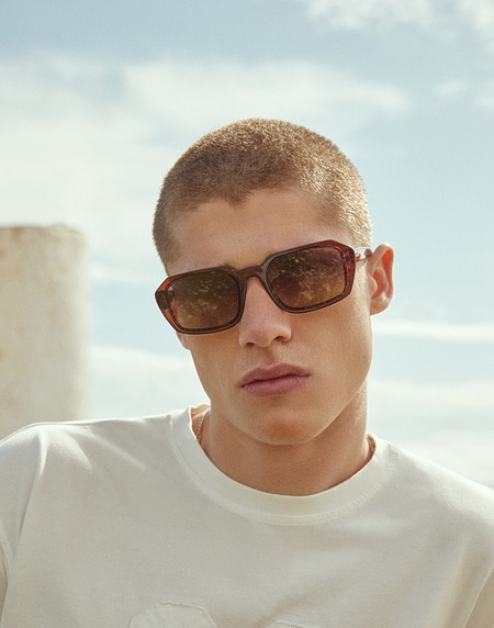 Sunglasses HAWKERS STRATOS - DARK BROWN MOSS ECO