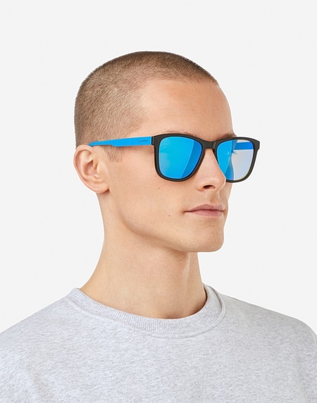 Sunglasses Hawkers ZHANNA - POLARIZED BLACK CLEAR BLUE