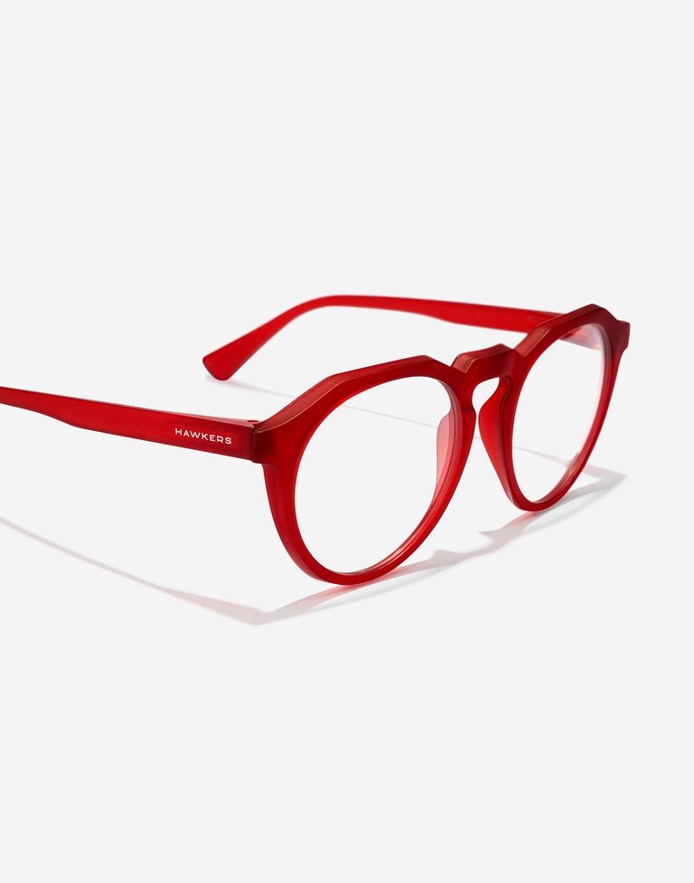 Blue Light Hawkers Eyewear WARWICK RAW BB - CHERRY RED
