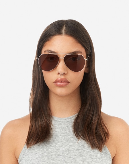 Sunglasses Hawkers SHADOW - POLARIZED KARAT BROWN