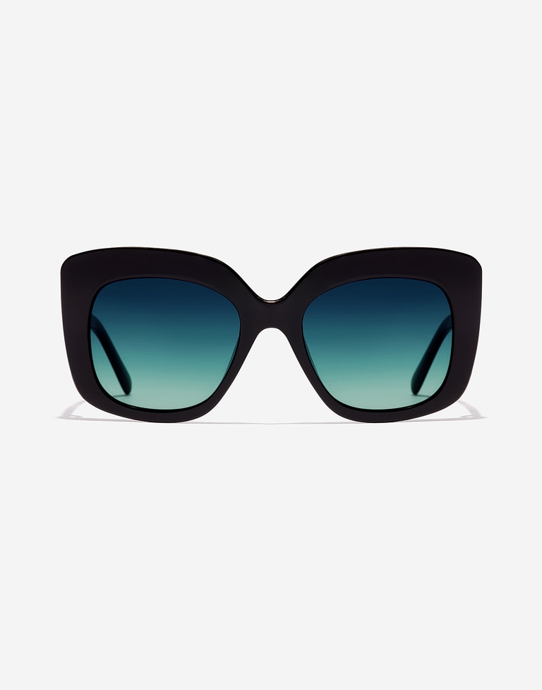 Sunglasses Hawkers TANGO - BLACK BLUE TO GREEN ECO