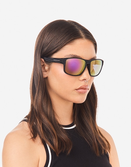 Sunglasses Hawkers FASTER RAW CARBON FIBER - BLACK JOKER
