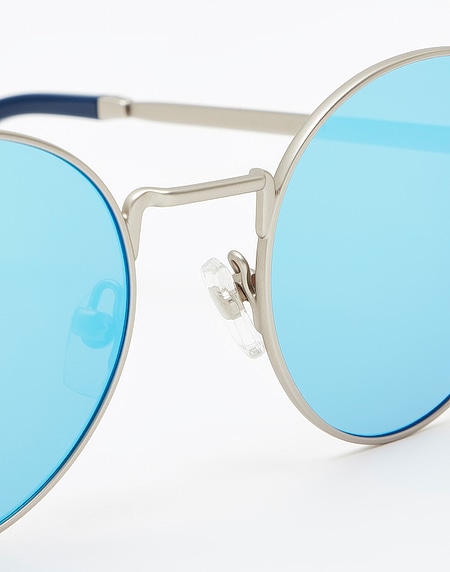 Sunglasses Hawkers SILVER - CLEAR BLUE MOMA
