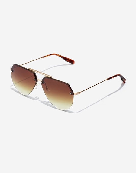 Sunglasses Hawkers COOPER - GOLD SMOKY BROWN