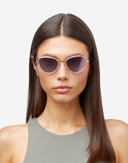 Sunglasses Hawkers AIR ROSE GOLD FELINE
