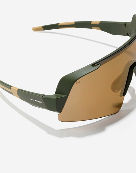 sports sunglasses Hawkers NEXUS - MILITARY GREEN GOLD