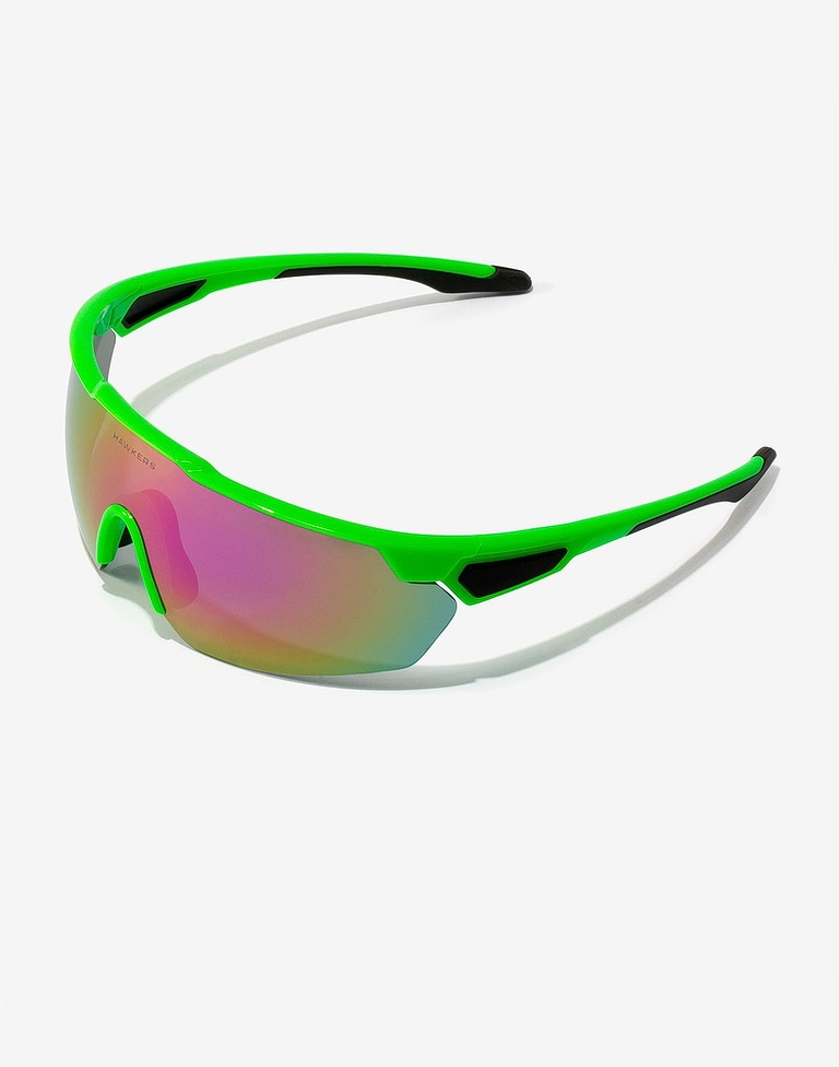 Sunglasses Hawkers GREEN FLUOR CYCLING