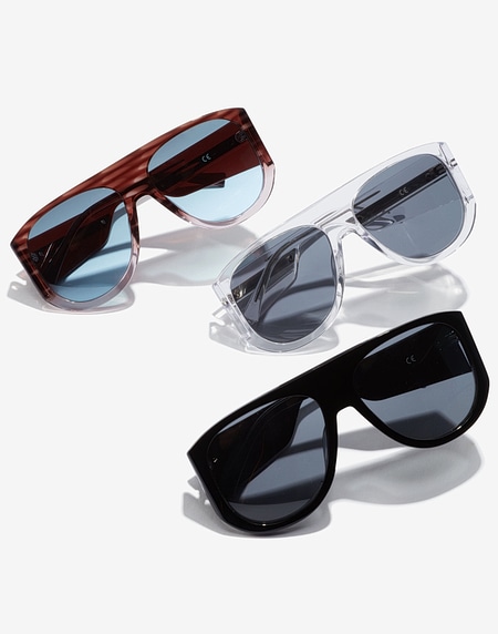 Sunglasses Hawkers WOOD-AIR BLUE MOONLY