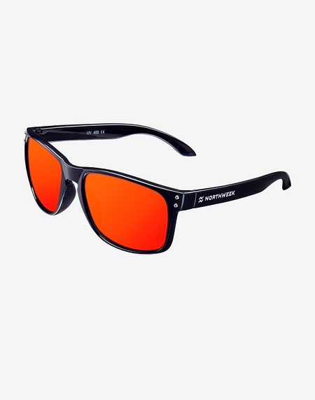 Sunglasses Northweek BOLD SHINE BLACK - RED POLARIZED