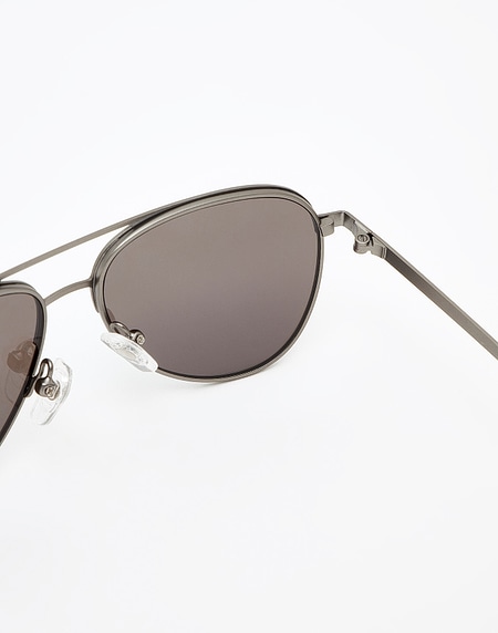 Sunglasses Hawkers GUNMETAL - BLUE CHROME LACMA KIDS