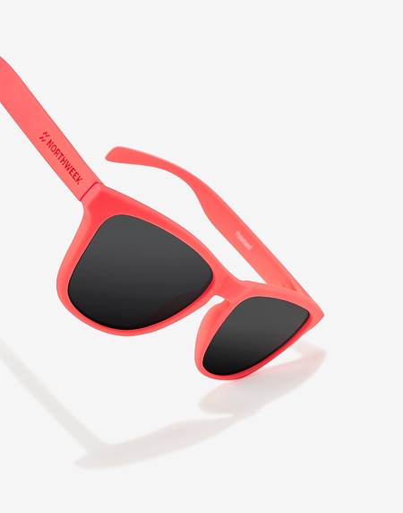 Sunglasses Northweek REGULAR MATTE FLUOR PINK - BLACK POLARIZED