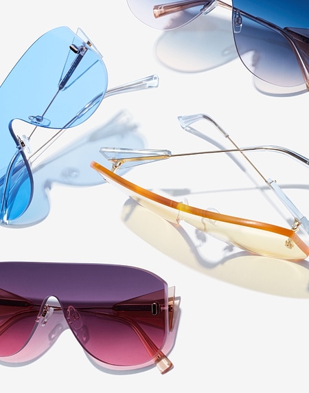 Sunglasses Hawkers GOLD LIGHT BLUE FAINT