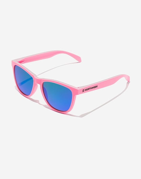 Sunglasses Northweek REGULAR MATTE PINK - ICE BLUE POLARIZED