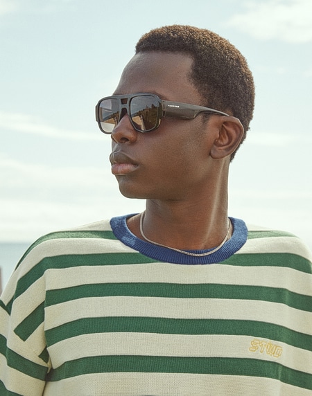 Sunglasses HAWKERS VIETRI - BLACK SMOKY ECO
