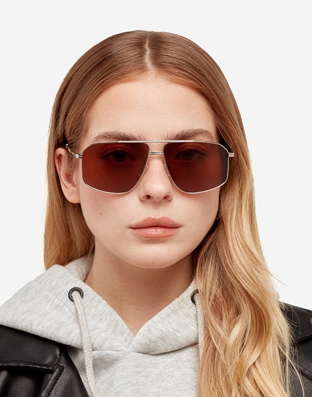 Sunglasses Hawkers POKER - GOLD ROSEWOOD