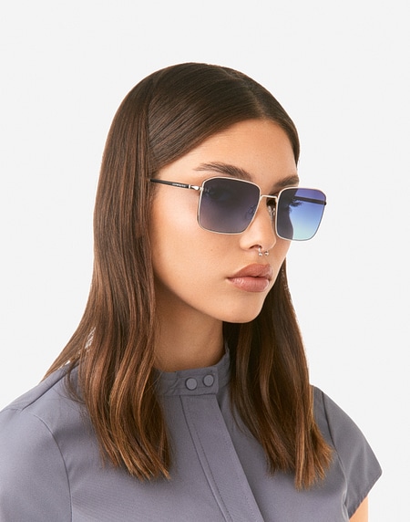 Sunglasses Hawkers IRIS - SILVER BLUE DENIM