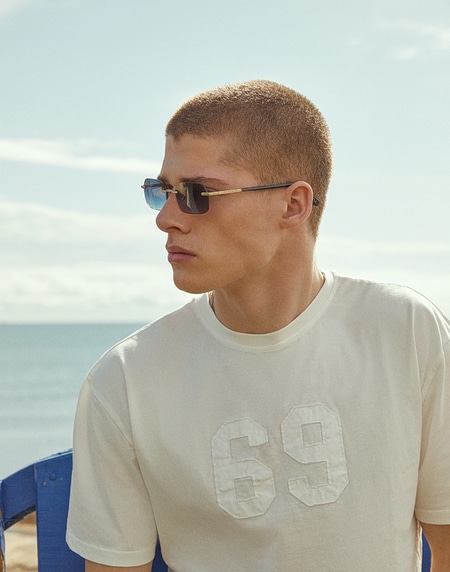 Occhiali da sole HAWKERS ENIGMA - LIGHT GOLD BLUE TO GREEN