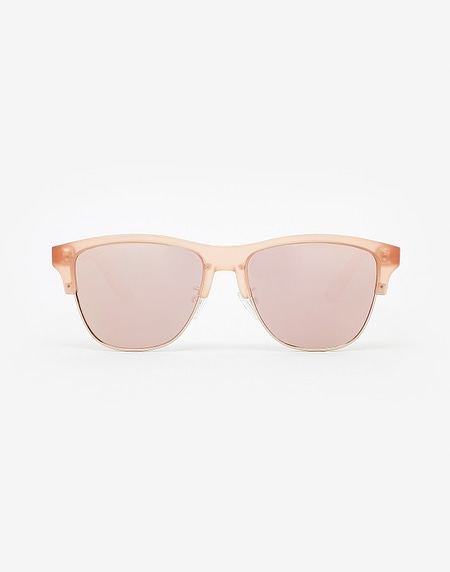 Sunglasses Hawkers FROZEN NUDE - ROSE GOLD CLASSIC FLAT