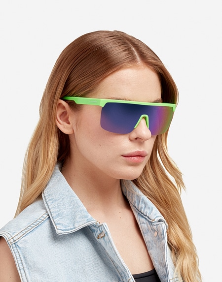 Lentes de sol Hawkers POLAR- DIAMOND NEON EMERALD