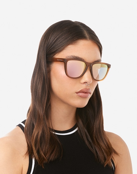 Sunglasses Hawkers ONE RAW - POLARIZED BROWN ROSE