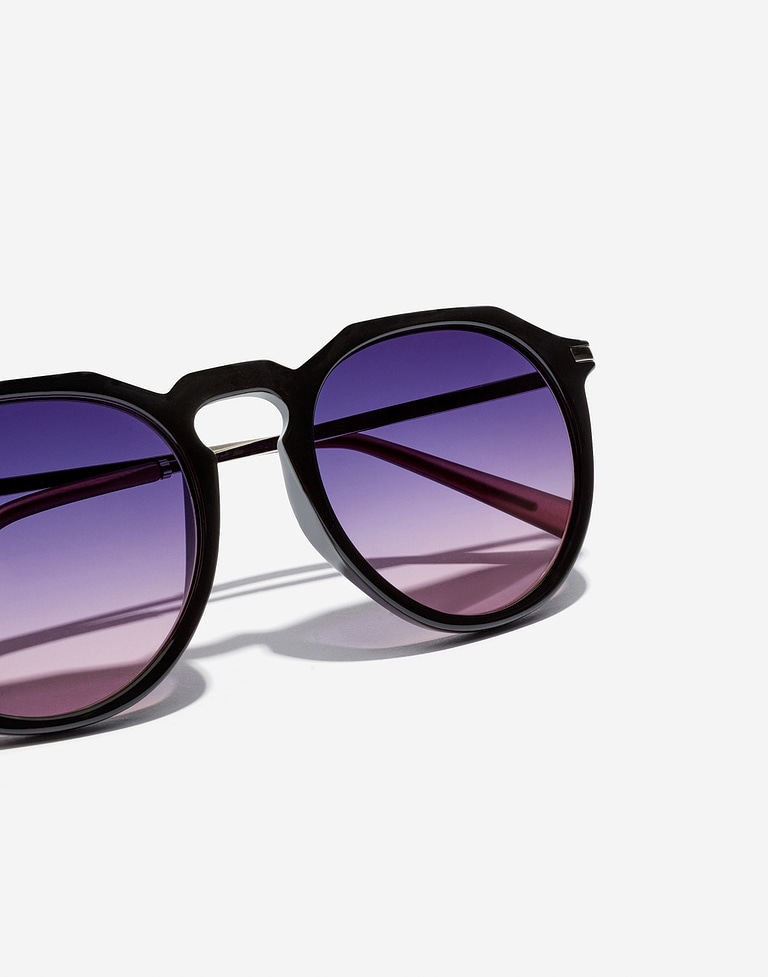 Sunglasses Hawkers WARWICK CROSSWALK - BLACK PINKISH SUNSET