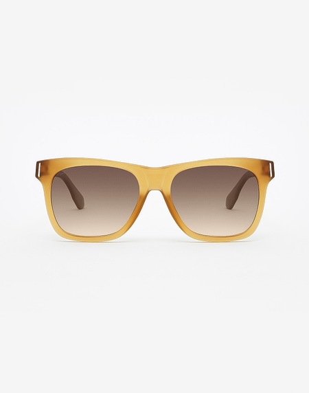 Sunglasses Hawkers FROZEN MUSTARD BROWN GRADIENT SUNSET XL